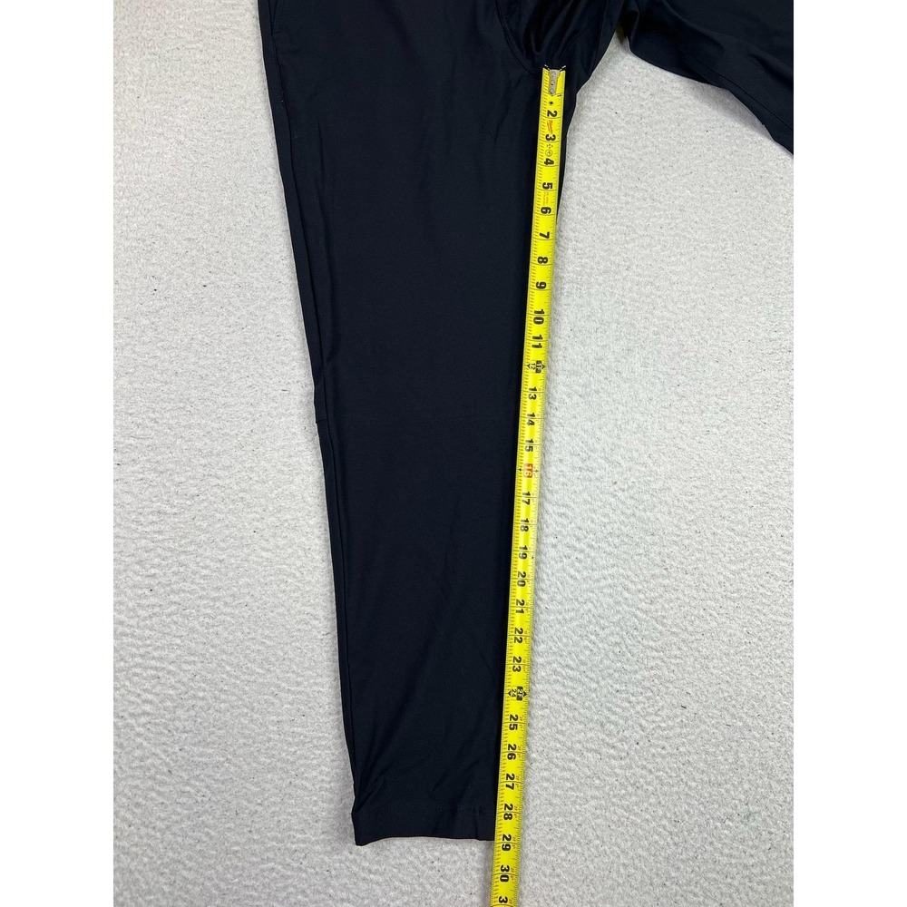 Cuts Pants Mens Large Black Jogger Tapered Elastic Cuff Performance Casual - Picture 11 of 13